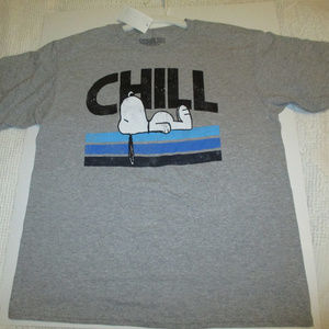 Peanuts / Snoopy "Chill" T-Shirt XL New With Tags